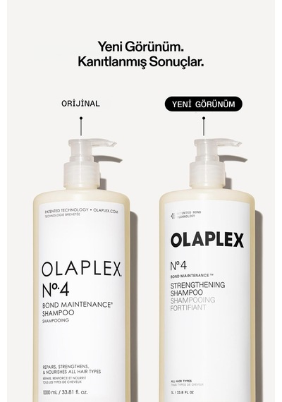 No.4 Bond Maintenance Strengthening Shampoo - Bağ Güçlendirici Bakım Şampuanı 1l Tüm Saç Tipleri