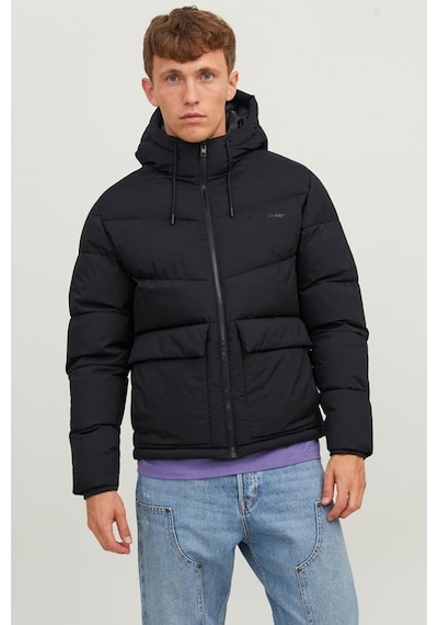 Jack & Jones Jorvesterbro Puffer Jacket Sn Siyah 001
