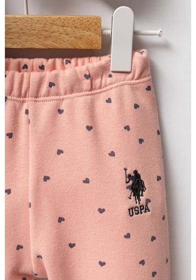 U.S. Polo Assn. Kız Bebek Usb2765 2 Li Takım Beyaz-2224 Beyaz