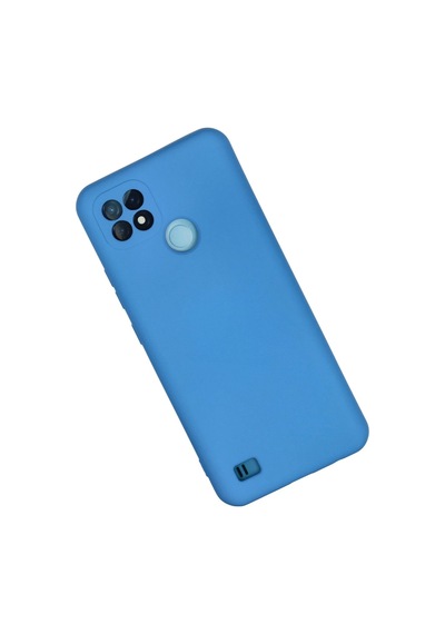 Uryport Realme C21 Kılıf Nano İçi Kadife Silikon - Mavi