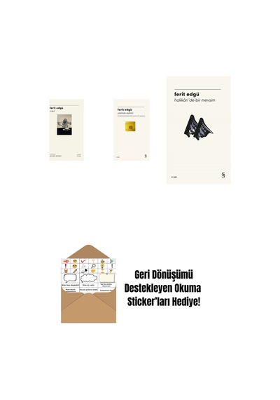 Cahil Ciltli + Yazmak Eylemi + Hakkâri'de Bir Mevsim + Okuma Sticker'ları