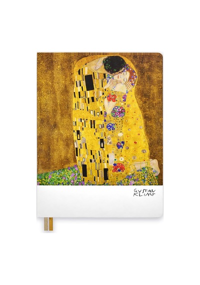 19x25 Ciltli Gallery - Klimt The Kiss Çok Renkli