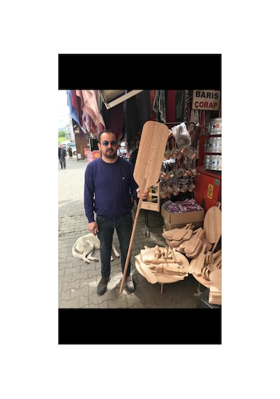 Ahşap Fırın Küreği Pizza Pide Lahmacun Küreği Fırın Küreği Ahşap