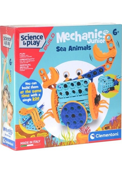 Clementoni Mechanics Junior Deniz Hayvanları 75059