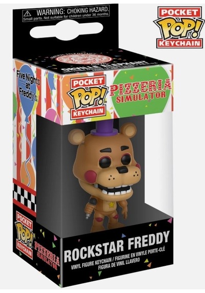 Funko Pop Pocket Keychain Rockstar Freddy