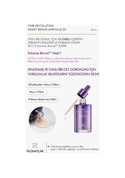 Missha Time Revolution Night Repair Special Set 5'li