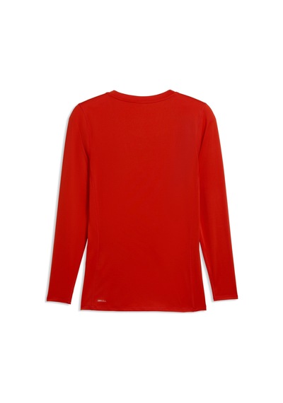 Puma Teamlıga26 Baselayer Erkek Uzun Kollu Dar Kesim Tişört 660451 01 Kırmızı