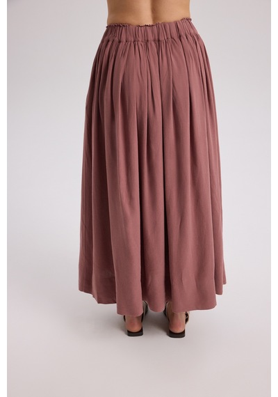 Mai Collection Mai Studios Co. Gabbiano Bağcıklı Pileli Açık Bordo Etek Çok Renkli Mai Collection Mai Studios Co. Gabbiano Bağcıklı Pileli Açık Bordo Etek Çok Renkli