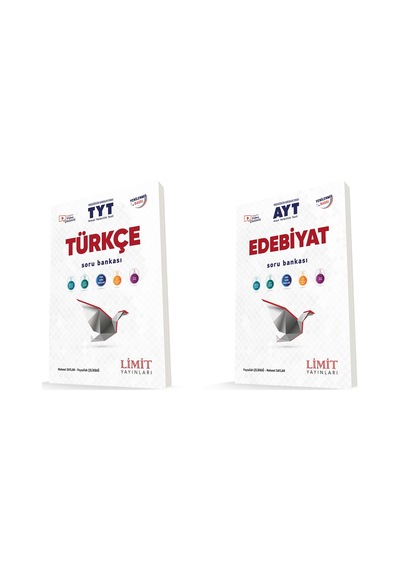 Limit Tyt Türkçe + Ayt Edebiyat Soru Bankası Seti 2 Kitap 2024