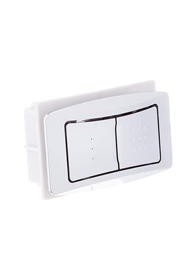 American Standard 7381092-200.0020a Dikdörtgen Tank Üstü Push Button Aktüatör, Bitmemiş