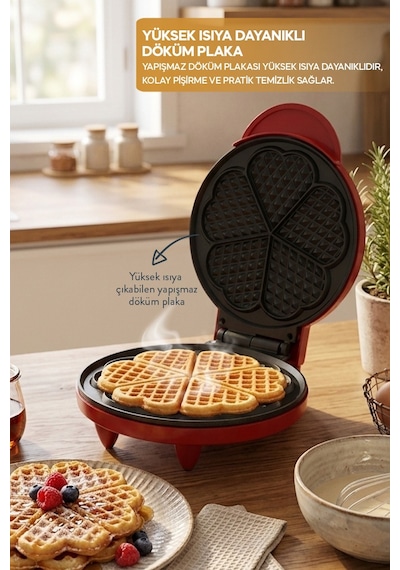 Sinbo SSM-2595 850 W Waffle Makinesi
