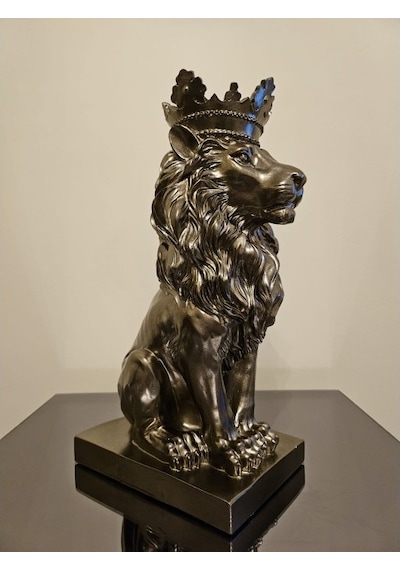 Aslan Kral Bronz Biblo