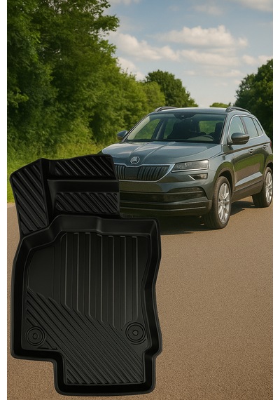 Skoda Karoq Uyumlu 3d Oto Paspas Premium