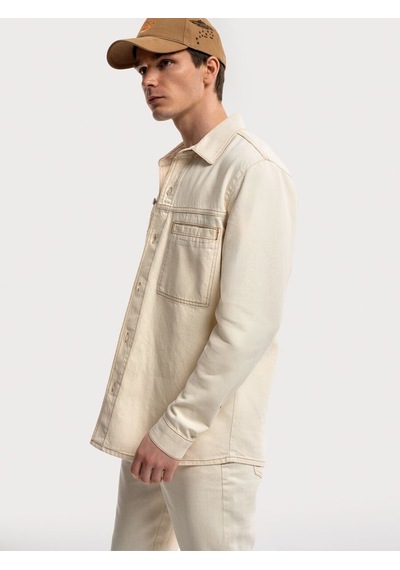 LOFT Oversize Fit Erkek Gömlek U.kol Lf2036194 Q1.v1 Denim