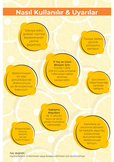 Orfarma Vitamin C Efervesan Tablet