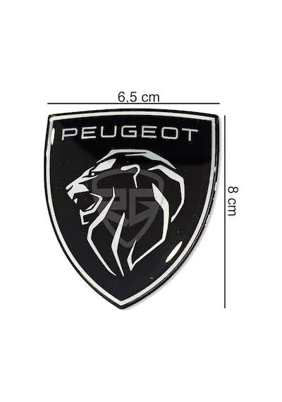 Peugeot Logo 3D Arma Amblem Sticker