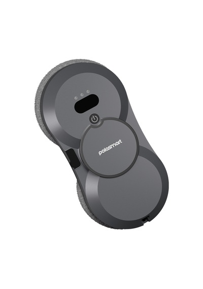 Polosmart PSH22 Cam Temizleme Robotu Ultrasonik Su Spreyli Akıllı Navigasyonlu Uzaktan Kumandalı Gri