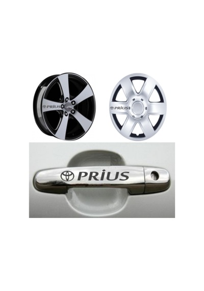 Toyota Prius Kapı Kolu Jant Sticker Yapıştırma 8 Ad