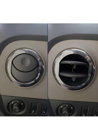 Ebal Otomotiv Dacia Duster Krom Havalandırma Çerçevesi 4 Prç. 2010-2018