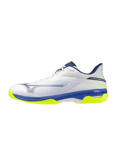 Mizuno Wave Exceed Court Ac Erkek Tenis Ayakkabısı Beyaz / Mavi / Sarı Çok Renkli