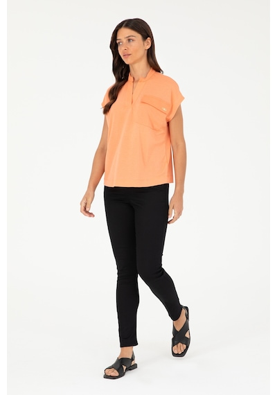 U.S. Polo Assn. Kadın Siyah Toothpick Fit Kanvas Pantolon 50281692-VR046