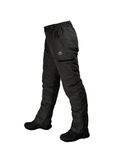Erkek Su Geçirmez Trekking Pantolon Fiyort Kodiak Siyah