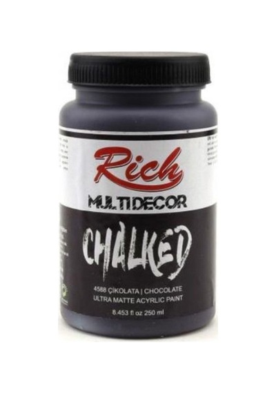 Multi Decor Chalked Akrilik Boya 250 Cc. 4588 Çikolata Kahverengi