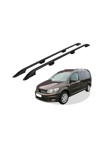 Vw Caddy Maxi Tavan Çıtası Port Bagaj Taşıyıcı Siyah 2004 / 2021