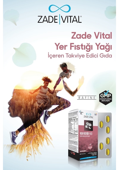 Zade Vital Yer Fıstığı Yağı 60 Yumuşak Kutu   Kapsül