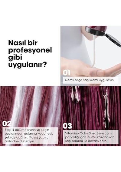 Professionnel Paris Serie Expert Vitamino Boyalı Saçlar İçin Parlaklık Kazandıran Saç Kremi 200ml