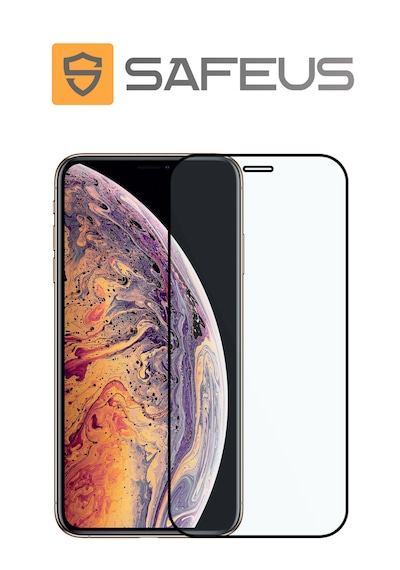 Safeus Tam Kaplayan Parmak İzi Bırakmayan Safir Ekran Koruyucu Cam , Apple Uyumlu iPhone Xs Max İle