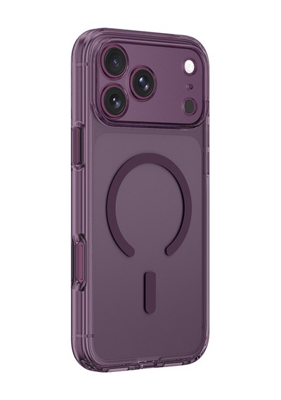 Apple iPhone Uyumlu 18 Pro Max Kılıf M-safe Özellikli Kamera Korumalı Amazingthing Minimal Lens Serisi Kapak Mor