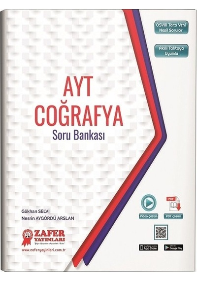 AYT Coğrafya Soru Bankası- Zafer Yayınları