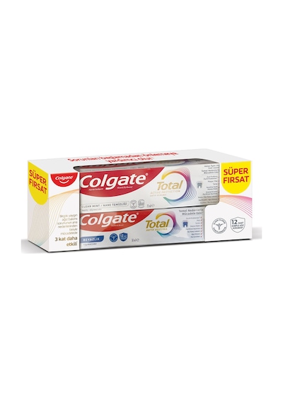 Colgate Total Nane Temizliği 75 Ml + Beyazlık 50 Ml 2 Adet
