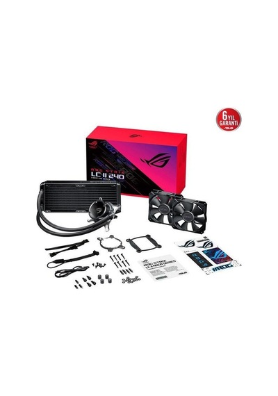 Asus 240mm Rog Strıx Lc Iı 240 Rgb Am5-1700p Sıvı Soğutuculu İşlemci Fanı