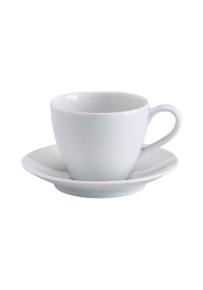 Ikea Vardera Porselen Fincan Ve Tabak 7 Cm 200 Ml Beyaz 2 Parça