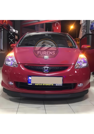 Honda Jazz 2002-2010 Uyumlu H Lip Esnek Ön Lip 2 Parça Karlık Ön Ek Tampon Altı Dill