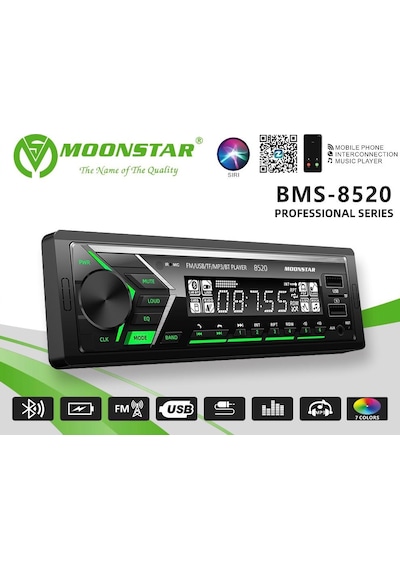 Oto Teyp 4x45w Bt/usb/sd/fm/aux Bms-8520