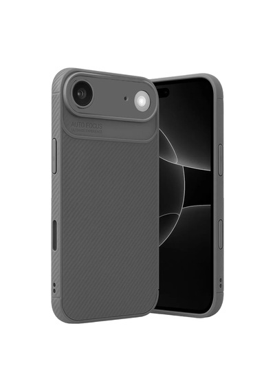 Newface Apple İphone 17 Air Auto Focus Karbon Kapak - Gri