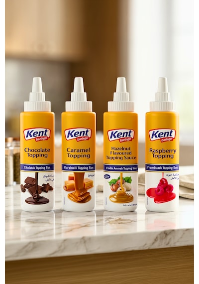 Topping Sos 4'lü Avantajlı Set Çikolatalı-karamelli-fındıklı-frambuazlı 300 Gr X4