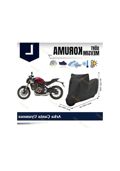 Siyah Motor Brandası, 2.10m-2.20m Arası Motorlar İçin Örtü