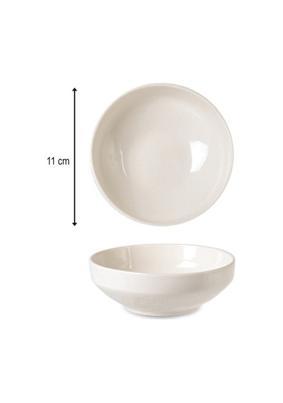 24'lü Toledo Kase Konik 11cm Krem Rinart