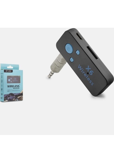 Araçlar İçin Uyumlu Aux Bluetooth X6 Dongle Araç Muzik Receıver+handsfree 1 Adet