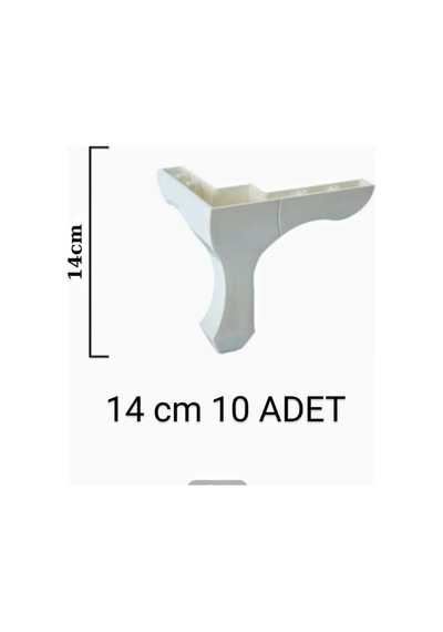 14 Cm Lükens 10 Adet Yatak Dolap Baza Vestiyer Şifonyer Puf Aya