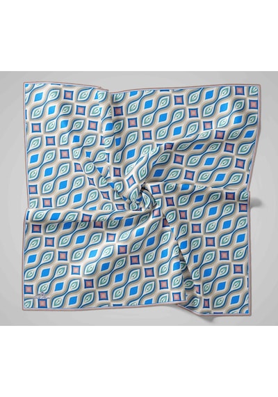 Silk Home Twill İpek Eşarp 11470-03 Gri, Saks, Turkuaz, Somon