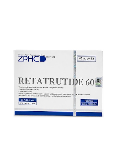 Zphc Retatrutide 60 Mg 1 Vials 60 Mg + Bac Water Tek Flakon Gönderilmektedir