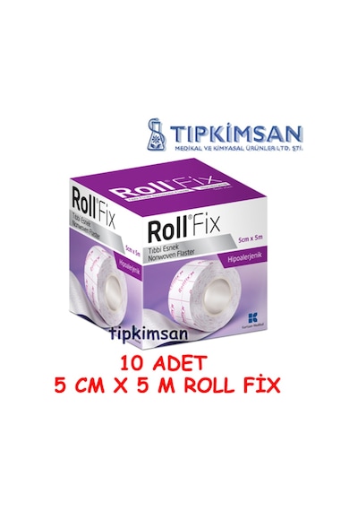 Roll Fix Esnek Flaster 5 CM x 5 M 10 Adet