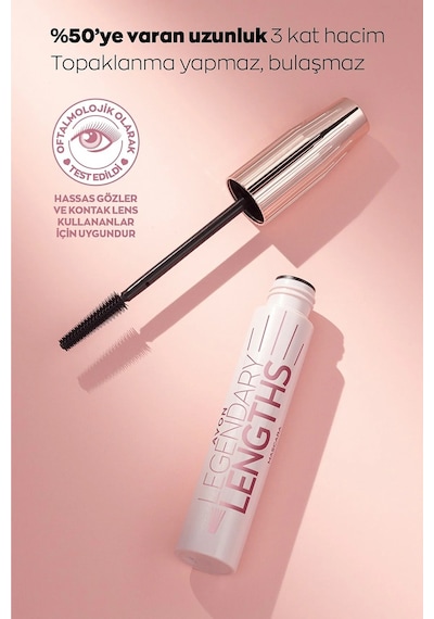Avon Legendary Lengths Hacim Ve Uzunluk Veren Siyah Maskara 10 ML 3'lü