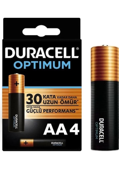 Optimum 1.5 Volt Alkalin Aa 4 Lü İnce Kalem Pil Mx1500