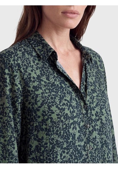 LC Waikiki Lcw Grace Yeşil Desenli Kadın Gömlek Green Prınted